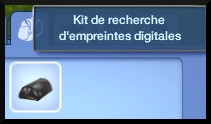 44 sims 3 ambition enqueteur kit recherche empreintes inventaire