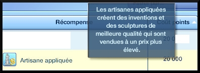 4 sims 3 ambition sculpture recompense long terme artisan appliqué