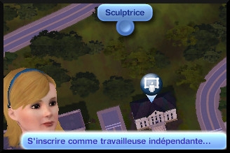 36 sims 3 ambition sculpture interaction hotel ville devenir sculpteur independant