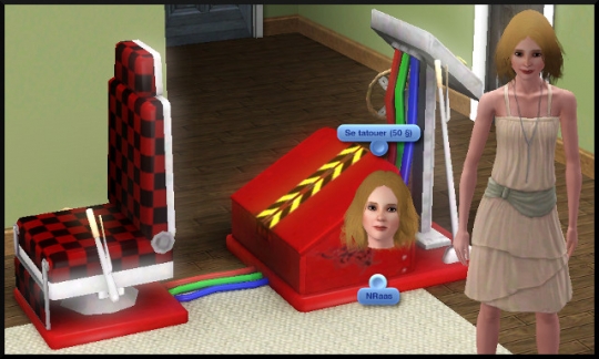 3 sims 3 ambition carriere styliste tatoueur machine tatouage