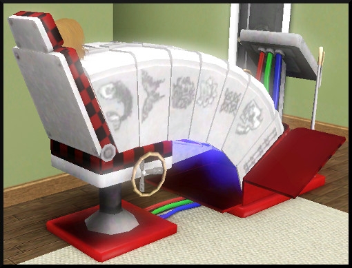 6 sims 3 ambition carriere styliste tatoueur machine tatouage action 1