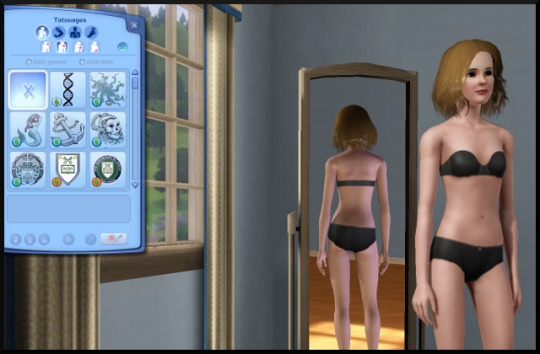 8 sims 3 ambition carriere styliste tatoueur cas tatouage