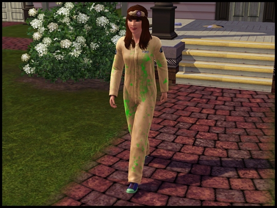 4 sims 3 ambition profession chasseur de fantomes tenue travail