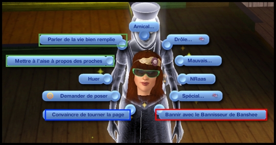 11 sims 3 ambition profession chasseur de fantomes interactions convaincre tourner la page bannir