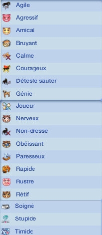 creation animaux