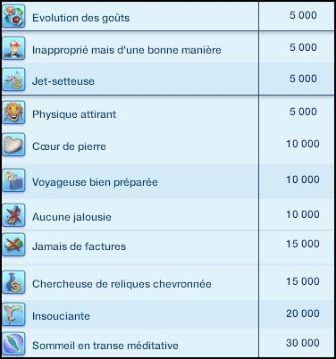 achat de récompenses