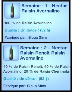 30 sims 3 destination aventure fabrication nectar bonification bouteille vieillir