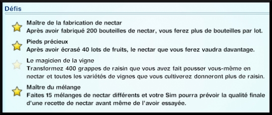 35 sims 3 destination aventure fabrication nectar journal competence defis