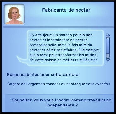 46 sims 3 destination aventure fabrication nectar opportunite emploi fabricant independant