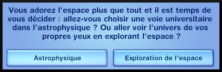 19 sims 3 en route vers le futur carriere astronome bifurcation astrophysicien exploration espace