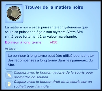 34 sims 3 en route vers le futur carriere astronome souhait trouver matiere noire