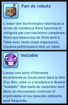 2 sims 3 en route vers le futur nouveautes traits de caractere