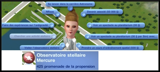 48 sims 3 en route vers le futur nouveautes observatoire mercure stellaire interactions logo