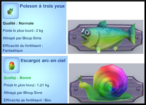 77 sims 3 en route vers le futur nouveautes escargot arc en ciel poisson trois yeux