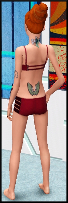 17 sims 3 en route vers le futur CAS objets vetements tatouages