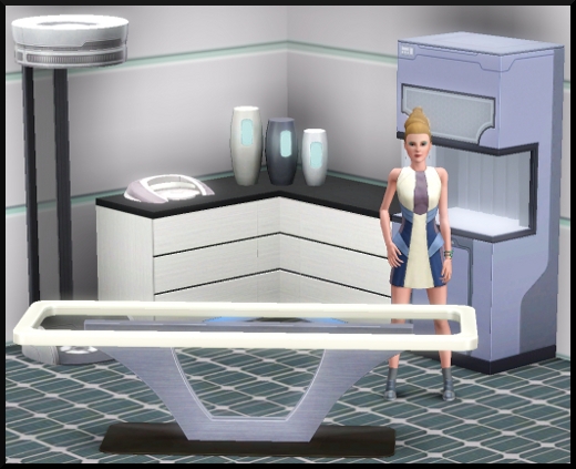 29 sims 3 en route vers le futur CAS objets synthétisateur nourriture boisson table