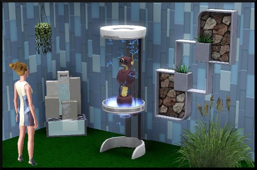 51 sims 3 en route vers le futur CAS objets rechargement plumbot