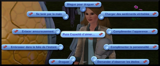 33 sims 3 en route vers le futur plumbot capacite d'aimer interactions amoureuses