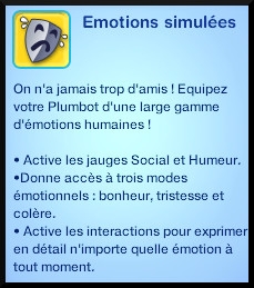 44 sims 3 en route vers le futur plumbot puce emotions simulees