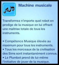 58 sims 3 en route vers le futur plumbot puce machine musicale