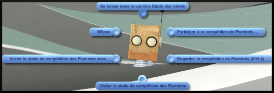 2 sims 3 en route vers le futur competition robot carriere stade robot interactions stade