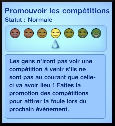 9 sims 3 en route vers le futur competition robot carriere stade robot promouvoir competition info