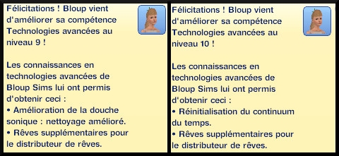 9 sims 3 en route vers le futur competence technologies avancees message niveau 9 10