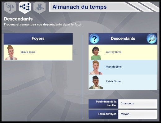 19 sims 3 en route vers le futur voyager dans le futur almanach temps descendants