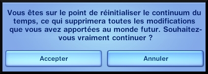 29 sims 3 en route vers le futur voyager dans le futur message réinitialiser continuum temps