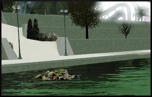 45 sims 3 en route vers le futur voyager dans le futur futur dystopique bassin peche poisson trois yeux