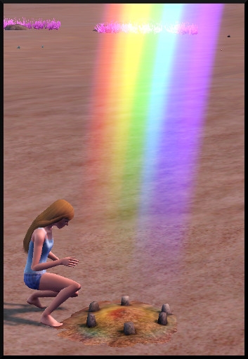 94 sims 3 en route vers le futur voyager dans le futur futur utopique site de fouille arc en ciel tresor pied creuser