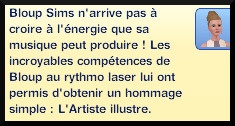 110 sims 3 en route vers le futur voyager dans le futur statue commémorative artiste illustre rythmo laser