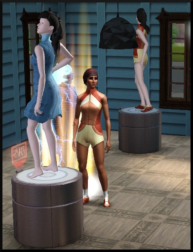 115 sims 3 en route vers le futur voyager dans le futur statue commémorative créateur de tendance socle vetement