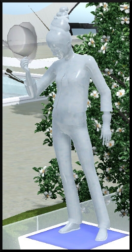 116 sims 3 en route vers le futur voyager dans le futur statue commémorative créateur de tendance socle vetement