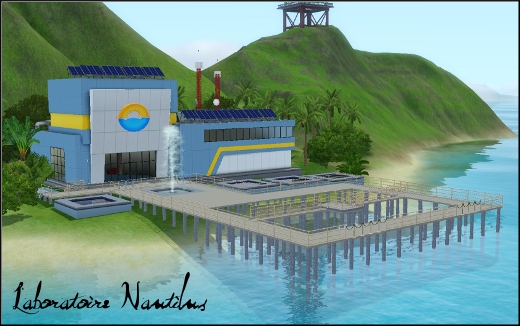 sims 3 ile de reve isla paradiso rabbit hole laboratoire scientifique nautilus