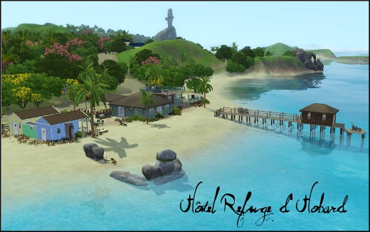 sims 3 ile de reve isla paradiso hotel refuge hobard