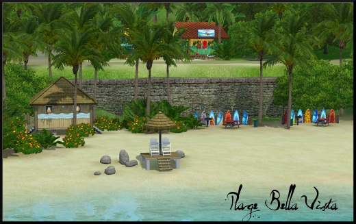 sims 3 ile de reve isla paradiso plage bella vista