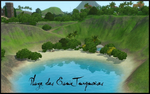 sims 3 ile de reve isla paradiso plage des eaux turquoises