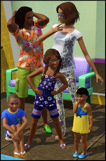 sims 3 ile de reve isla paradiso famille collins