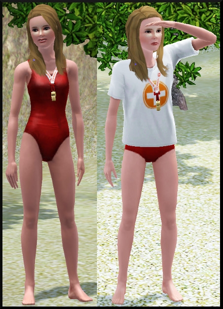 sims 3 ile de reve maitre nageur profession