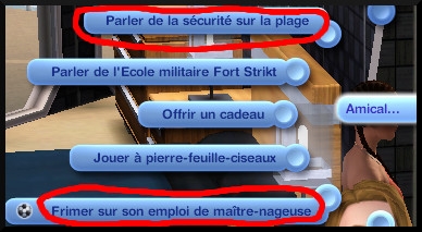 sims 3 ile de reve maitre nageur profession