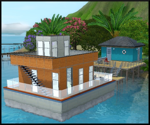 Sims 3 ile de reve nouveautes add on maison bateau