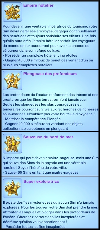 Sims 3 ile de reve nouveautes add on souhait a long terme