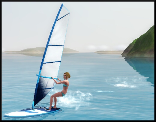 Sims 3 ile de reve nouveautes add on planche a voile