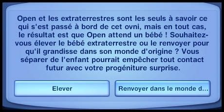 Sims 3 Saisons Extra-terrestres bébé