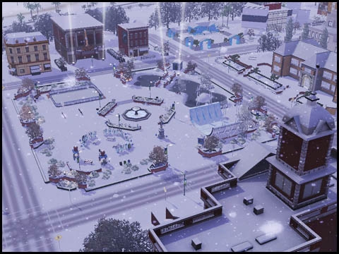 Sims 3 Saisons Hiver festival