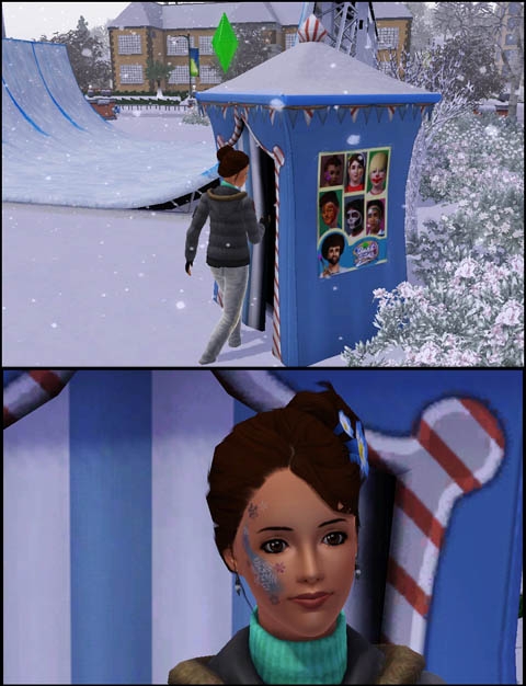 Sims 3 Saisons Hiver stand de maquillage