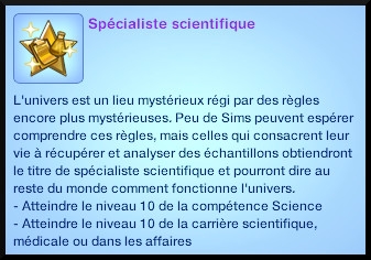 2 sims 3 universite competence science souhait long terme specialiste scientifique