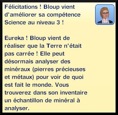 32 sims 3 universite competence science message niveau 3