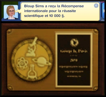 65 sims 3 universite competence science defi journalisme scientifique cadeau